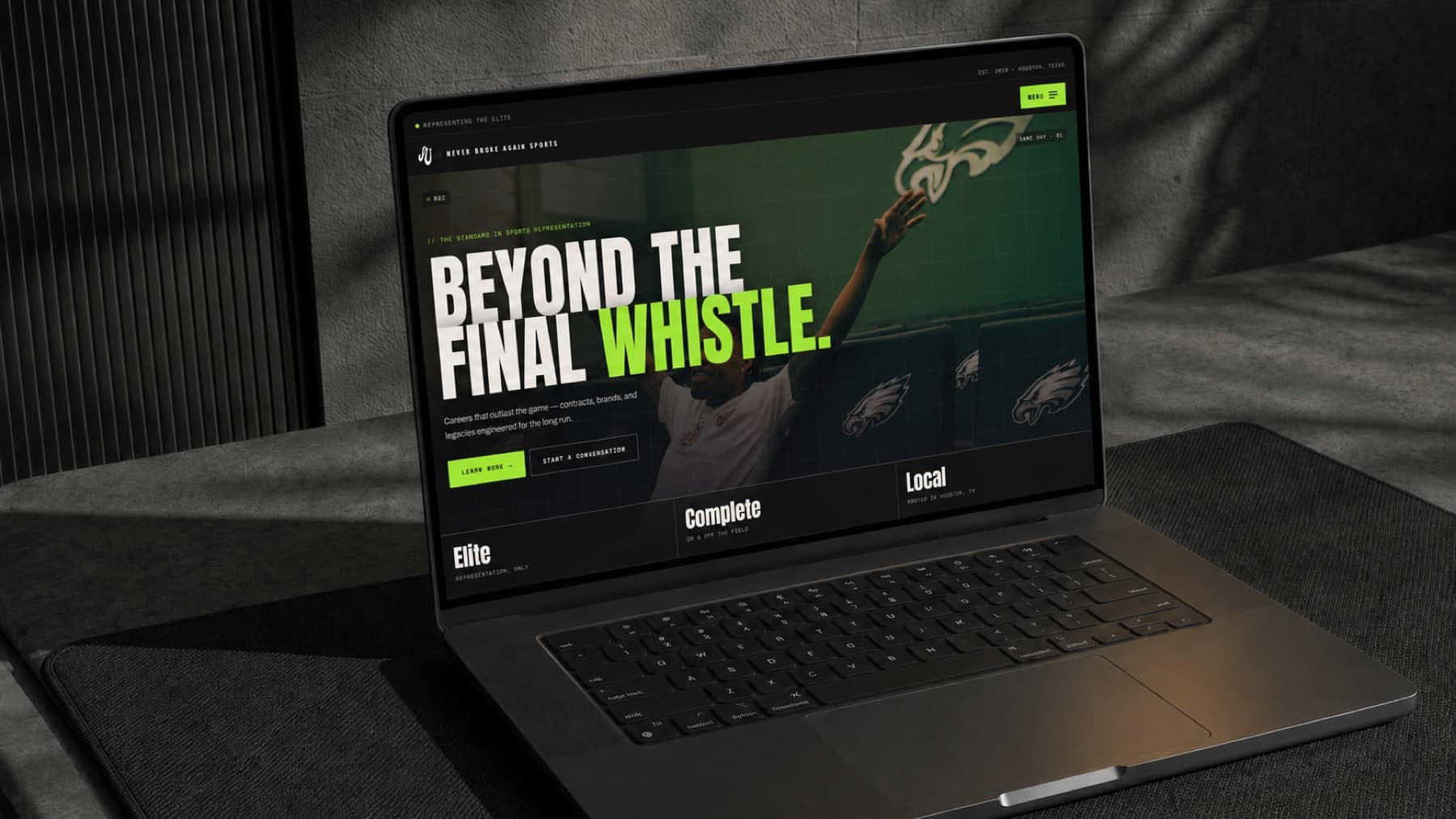 Never Broke Again Sports — Sports Agency Platform